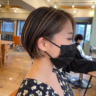 ショート カラー 小顔ショートヘア♪ TAKUMIのヘアスタイル