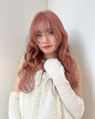 ロング ナナ♡レイヤーカット ♡似合わせカラーのヘアスタイル