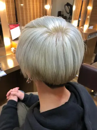 ショート カラー メンズ 髪質改善/美髪矯 正ヤマモトハルキのヘアスタイル