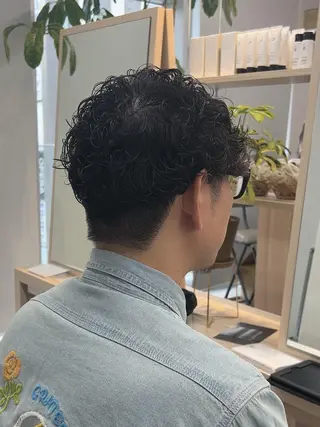 ショート メンズ パーマ メンズパーマ/ メンズカット/タクヤのヘアスタイル