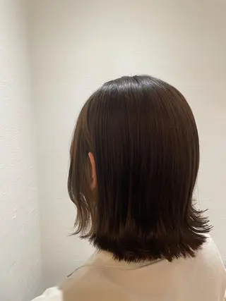 ミディアム 守川 七海のヘアスタイル