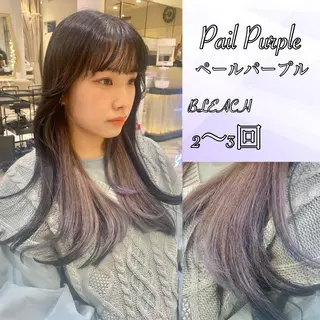 ロング カラー パーマ ヘアアレンジ メンズ キッズ ネイル マツエク・マツパ アイブロウ 《褒められる》 透明感カラー/小嶋のヘアスタイル