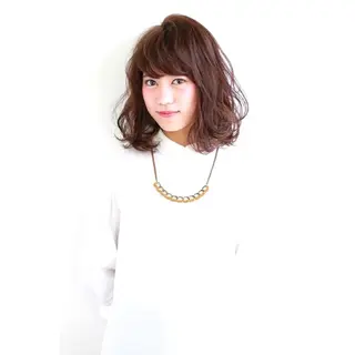 ミディアム 土井 浩輔のヘアスタイル