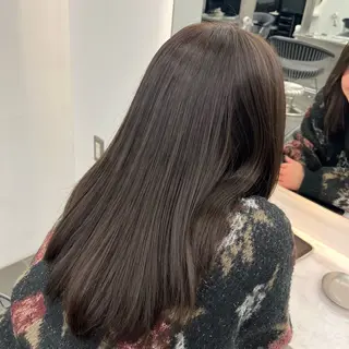 カラー 縮毛矯正/くすみカラ ーayukaのヘアスタイル