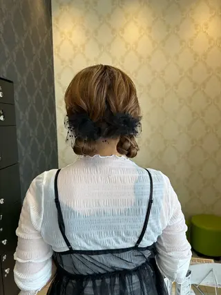 ヘアアレンジ 大口 楓のヘアスタイル