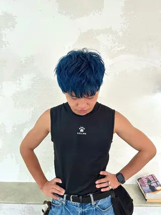 カラー メンズ 三満田 耀のヘアスタイル