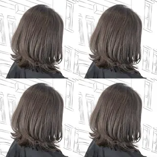 ミディアム TOMOKA 艶髪/透明感カラーのヘアスタイル