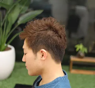 パーマ メンズ 矢島 真樹のヘアスタイル