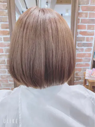 ショート パーマ 沖田 舞衣のヘアスタイル