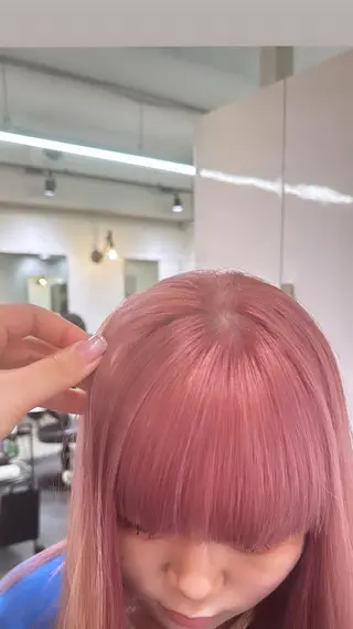 カラー 赤み無し柔らかカラー 【梅田】madokaのヘアスタイル