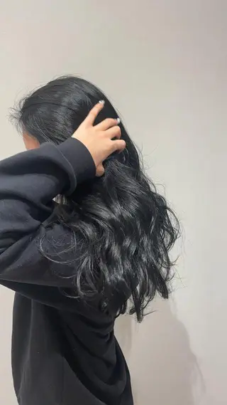 ロング カラー ヘアアレンジ うる艶カラー asukaのヘアスタイル