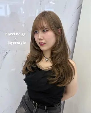 ロング Parve Mix/ 平 奈果🎀のヘアスタイル