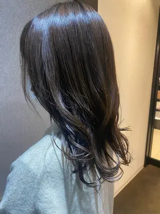 ミディアム 杉田 竜希のヘアスタイル