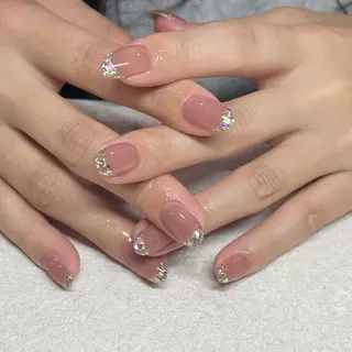 ネイル パラジェルネイル 大人可愛/シンプルのネイルデザイン