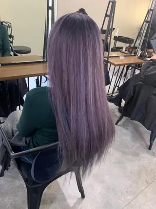 ロング カラー ヘアアレンジ キッズ カラー特化サロン梅田 Eir茶屋町/山下のヘアスタイル