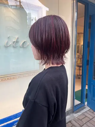 ショート カラー 尾崎隼大 レイヤー/ウルフのヘアスタイル