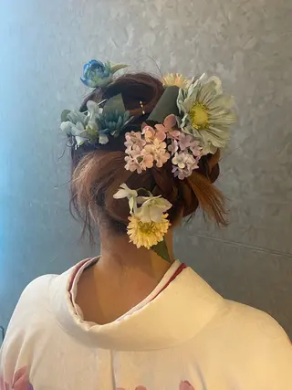 ミディアム ヘアアレンジ stair:case 🌱Fuka🌱🦖のヘアスタイル