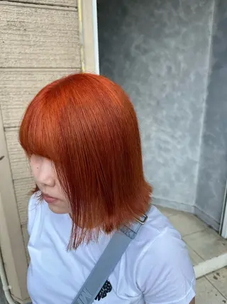 ミディアム カラー Mayo/ダブルカラ メンズカット/カラーのヘアスタイル