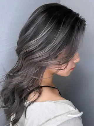 セミロング カラー &.TIGRE KUMAMOTOのヘアスタイル