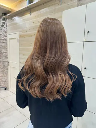 セミロング カラー Seeknext // Rukaのヘアスタイル