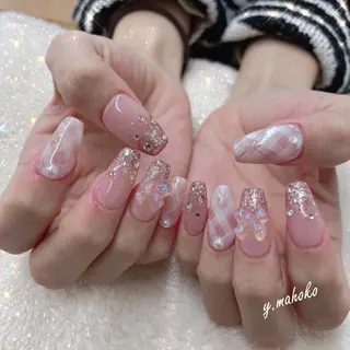 ネイル パラジェル有/ 長さだし/mahoのネイルデザイン