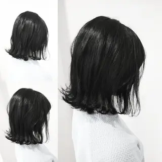 ミディアム カラー パーマ ヘアアレンジ ネイル キッズ メンズ マツエク・マツパ MEGUMI megumiのヘアスタイル