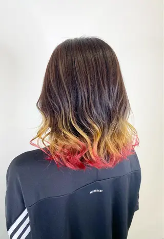 ミディアム カラー 大橋 輝久のヘアスタイル