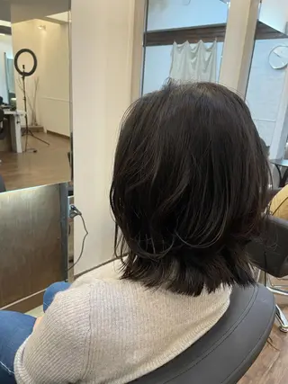 ミディアム MATSURI BASE.AWAJIのヘアスタイル