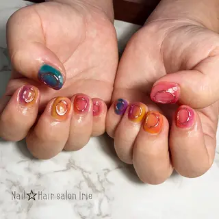 ネイル Hair salon Irie所属・與儀 知佳のネイルデザイン