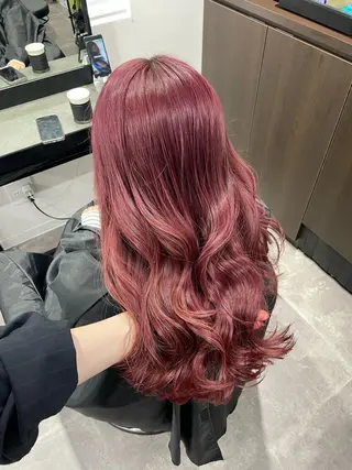 ロング カラー 🎀暖色/ラベンダー /paru🤍のヘアスタイル