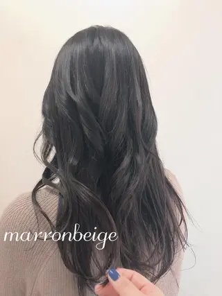 ロング カラー 透明感カラー REIのヘアスタイル