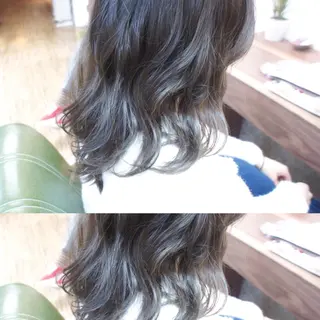 セミロング カラー 🟦髪質改善6年 💊YAMAMOTOのヘアスタイル