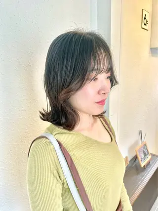 ミディアム 五藤 🍀壽野のヘアスタイル