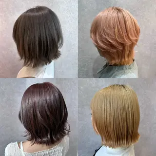 ミディアム カラー 【𝐀𝐬𝐡大森】 石崎竜祐のヘアスタイル