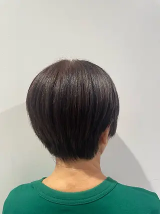ショート カラー メンズモデル板橋 島田依杏のヘアスタイル
