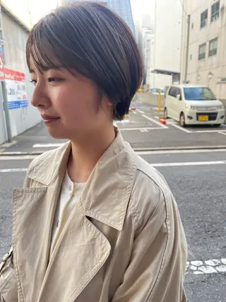 ショート さの あやねのヘアスタイル