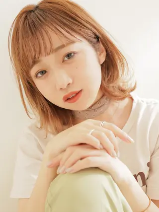 ミディアム 髪質改善&透明感 ⭐️高本裕基のヘアスタイル