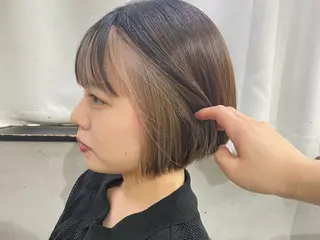 ショート カラー まとまるボブ🌼 アレンジ🌼鴨下穂香のヘアスタイル