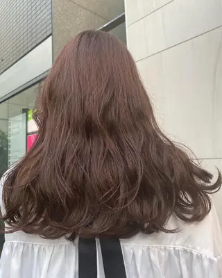 セミロング デザインカラー/ボブ ブリーチカラー/ユリのヘアスタイル