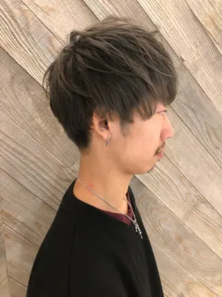 ショート カラー メンズ Lolonois池田 代表 鍜治本颯太のヘアスタイル