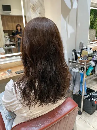 ロング パーマ ブリーチ超特化美容師 ☯️ルカ✡️💫のヘアスタイル