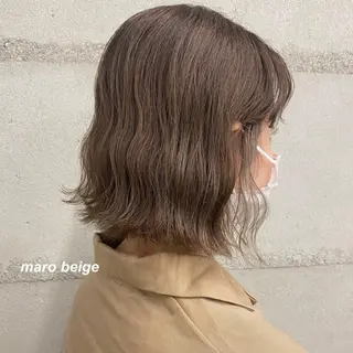 ミディアム ナガイ アヤのヘアスタイル