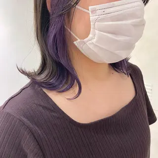 ミディアム カラー 【髪質改善】 【美髪矯正】🌻店長のヘアスタイル