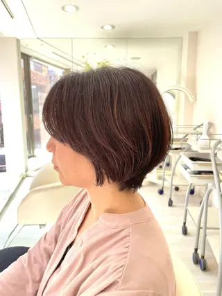 ショート カラー 5/1～の予約に注意 チーフ西川凌史のヘアスタイル