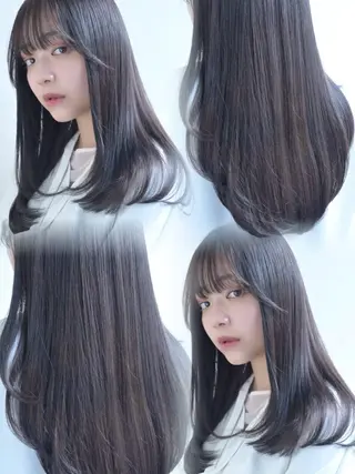 ロング 峠原 菜緒のヘアスタイル