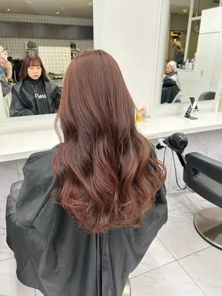 カラー 透明感ベージュ🤎 ナチュラルレイヤーのヘアスタイル