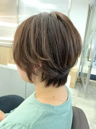 ショート カラー 銀座/美髪縮毛矯正 /髪質改善/山本翔華のヘアスタイル