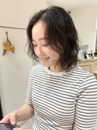 ショート パーマ パーマ特化 フシキサトシのヘアスタイル