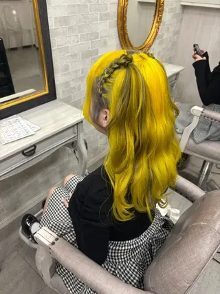 ヘアアレンジ ヘアセット☆ 髪質改善カラー☆まいのヘアスタイル