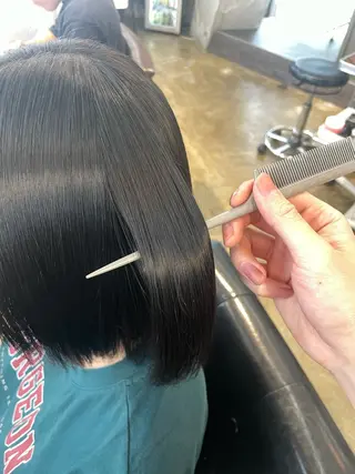 ミディアム ニュアンスカラー/ 🫧レミ(坊主)のヘアスタイル